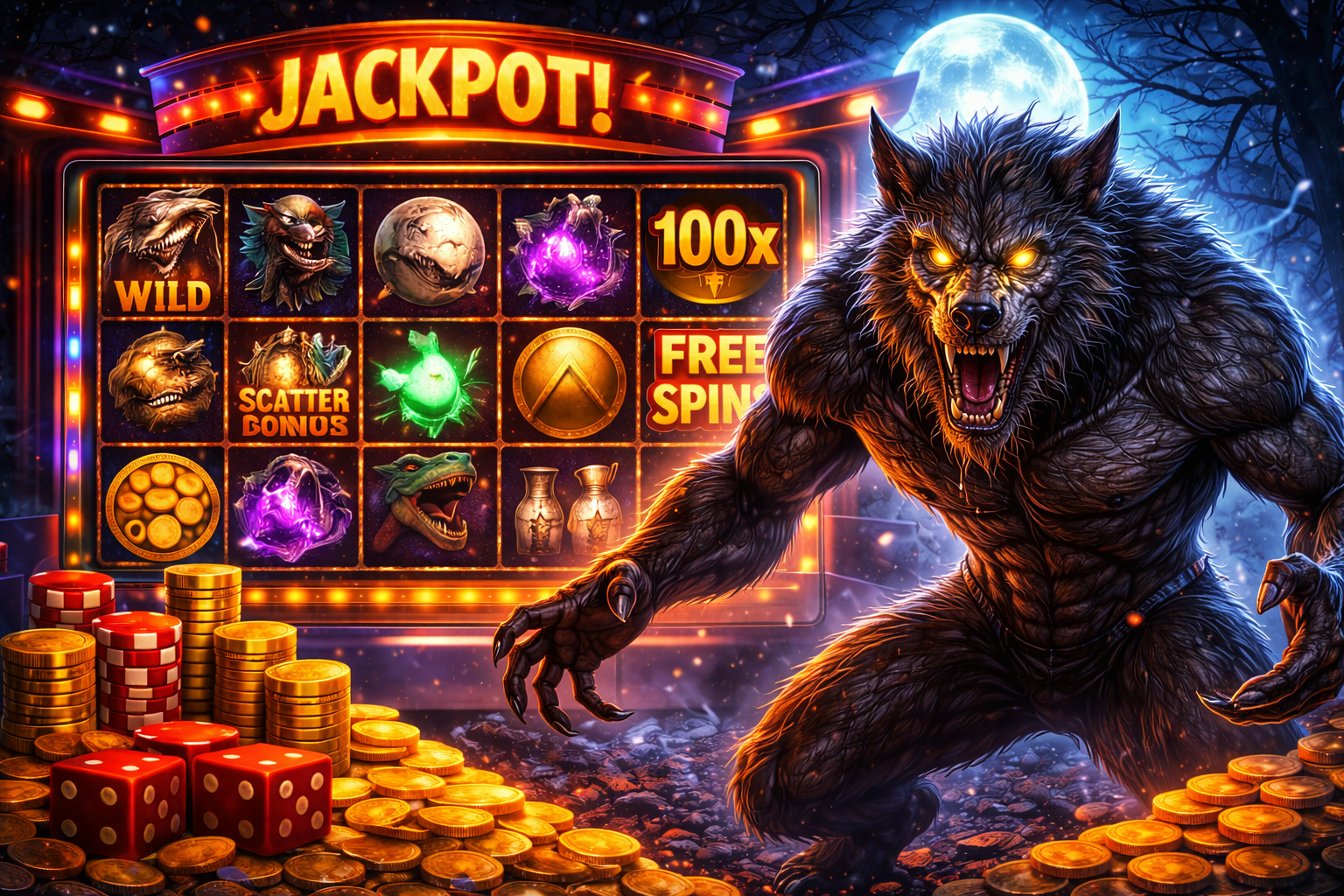 “Werewolf’s Hunt: Slot Petualangan Seru”