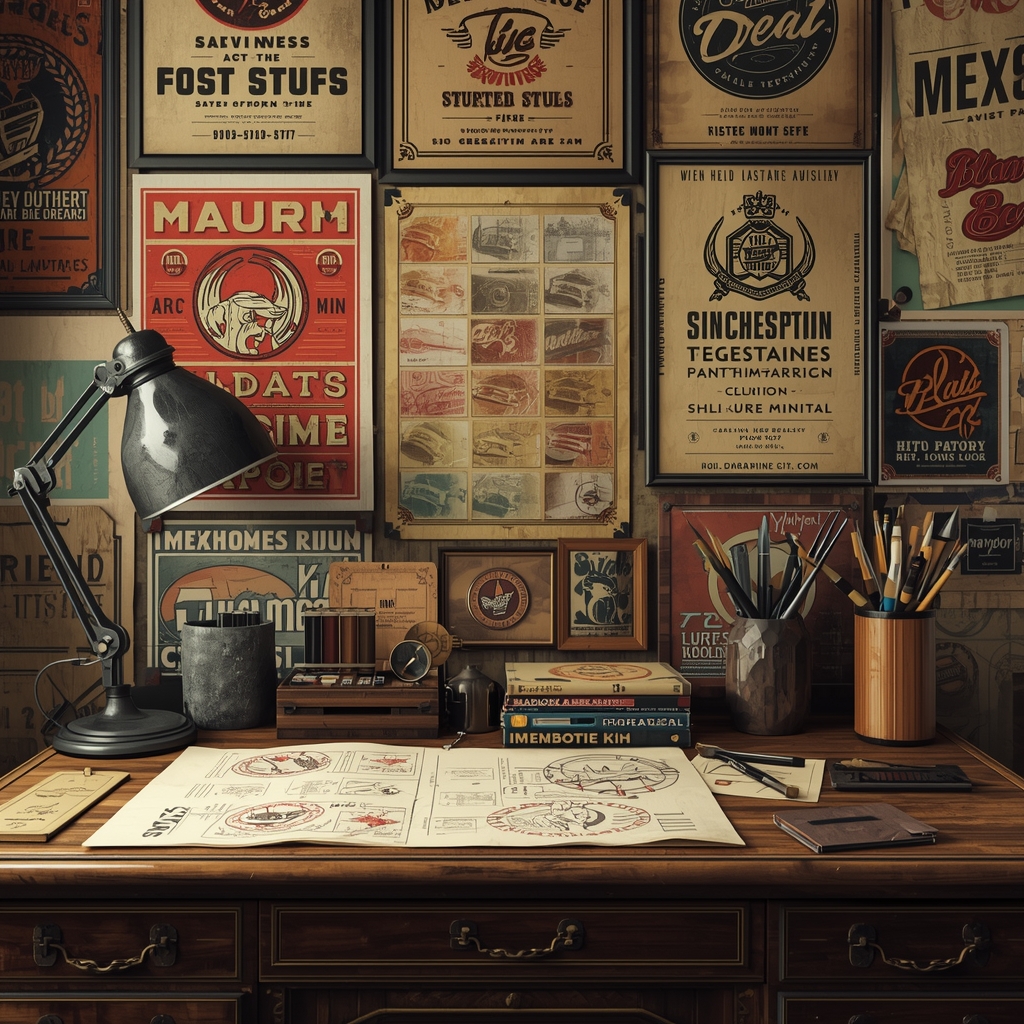 Desain Merchandise Vintage: Cara Bikin Brand Mudah Diingat