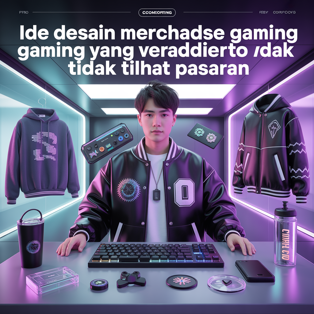 Ide Desain Merchandise Gaming yang Tidak Terlihat Pasaran