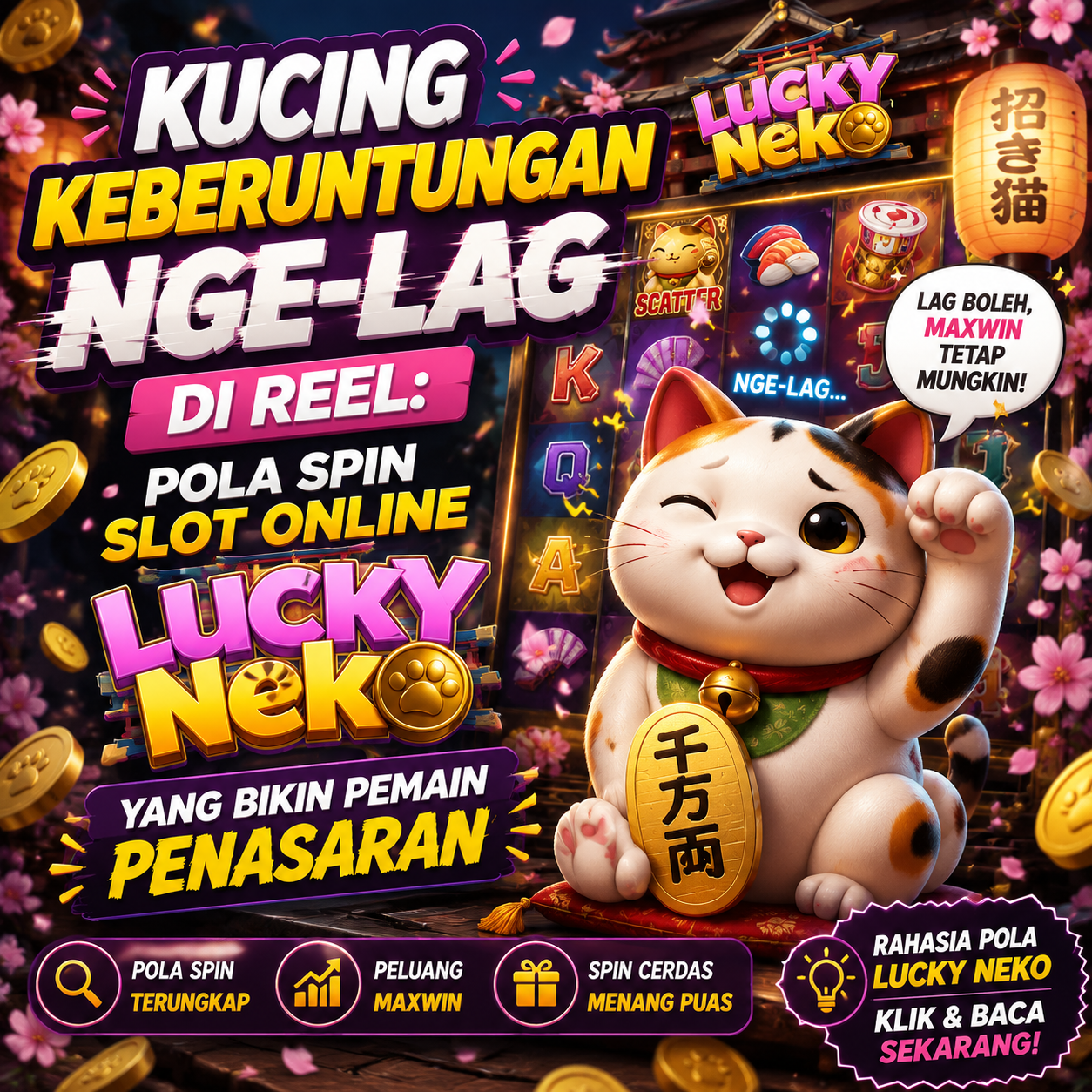 Kucing Keberuntungan Nge-lag di Reel: Pola Spin Slot Online Lucky Neko yang Bikin Pemain Penasaran