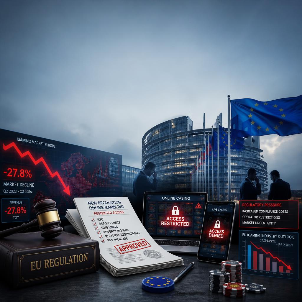 Eropa Perketat Aturan Casino Online, Industri Judi Digital Tertekan