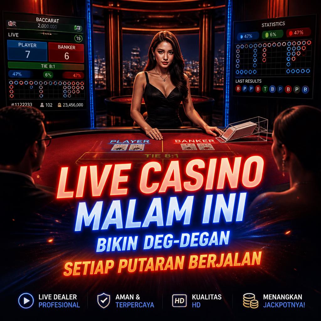 Live Casino Malam Ini Bikin Deg-degan Setiap Putaran Berjalan