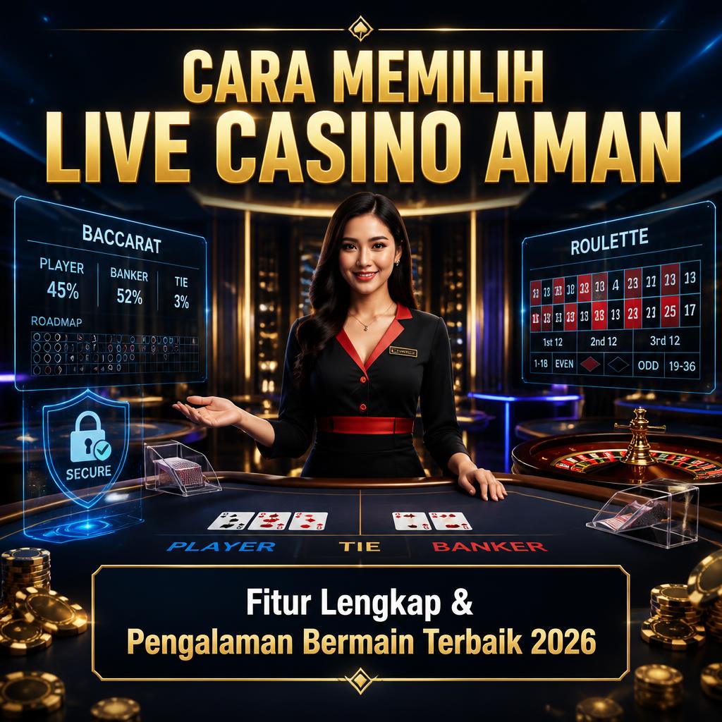 Cara Memilih Live Casino Aman dengan Fitur Lengkap dan Menarik