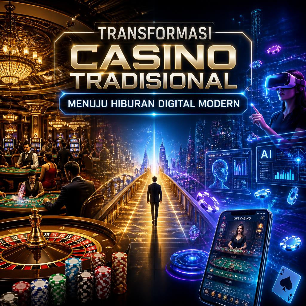 Transformasi Casino Tradisional Menjadi Hiburan Digital Modern