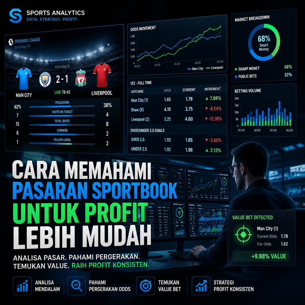 Cara Memahami Pasaran Sportsbook Agar Lebih Mudah Profit